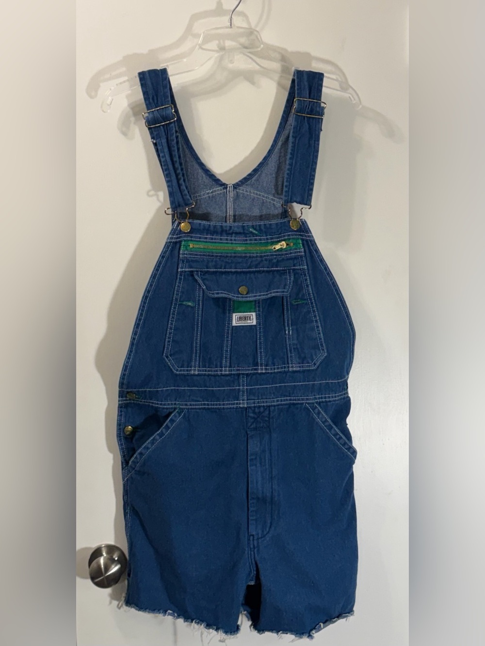liberty Blue Denim Short Overalls